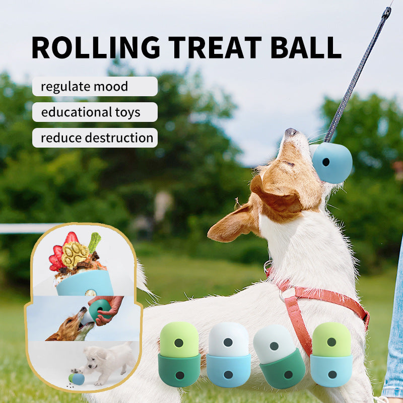 Dog Toy Food Leaker Molar Educational Dog Ball