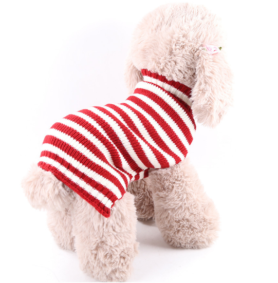 Wool Dog Sweater Simple Twisted Rope Elasticity Knitting Sweater