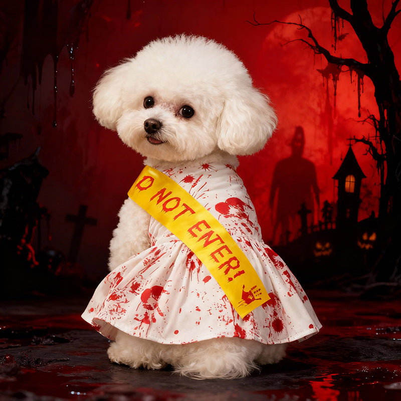 Halloween Bloody Seal Four-Legged Dress