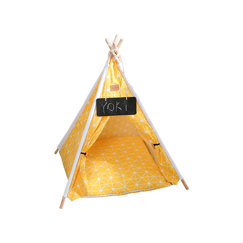 Removable And Washable Canvas Dog Tent Pet Bed Pad