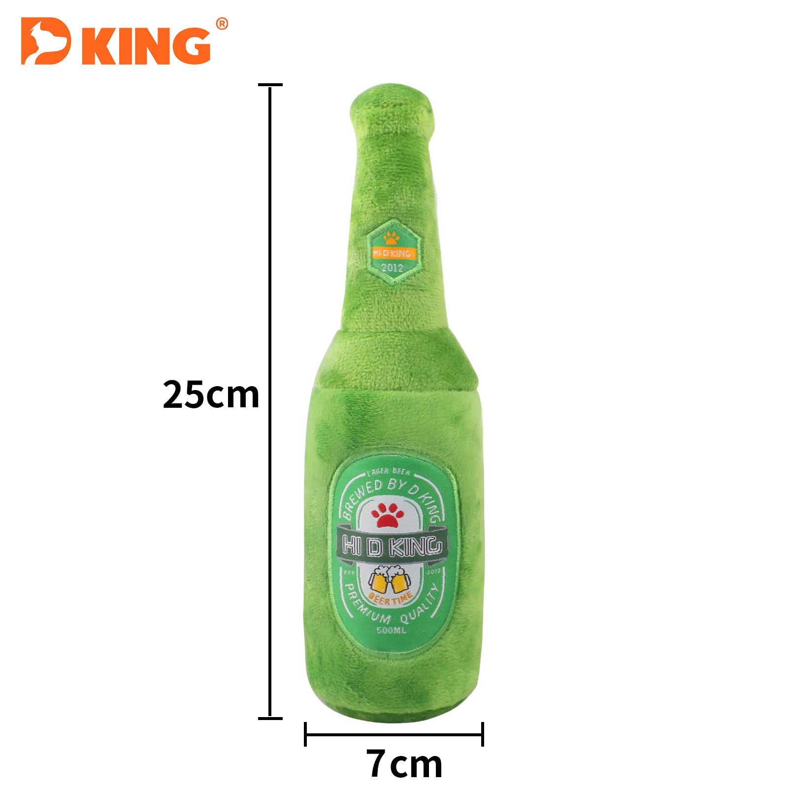 Squeaking Dog Toy Beer Bottle Beer Cup