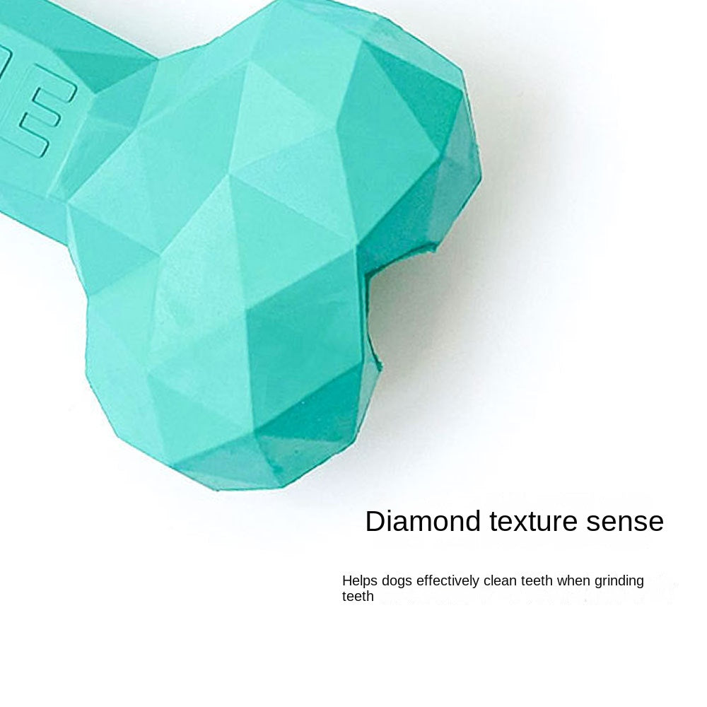 Diamond Bone Slow-Feeding Chew Toy