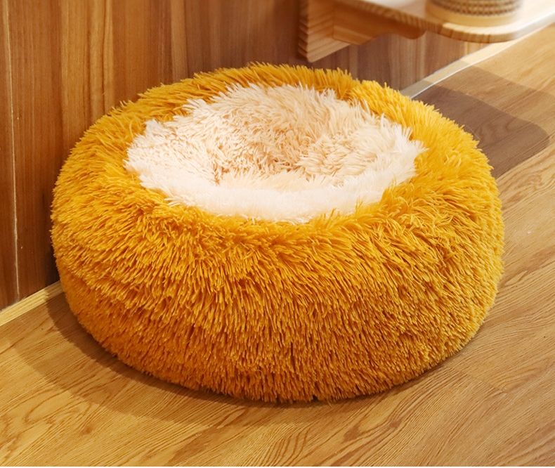 Round Plush Pet Bed