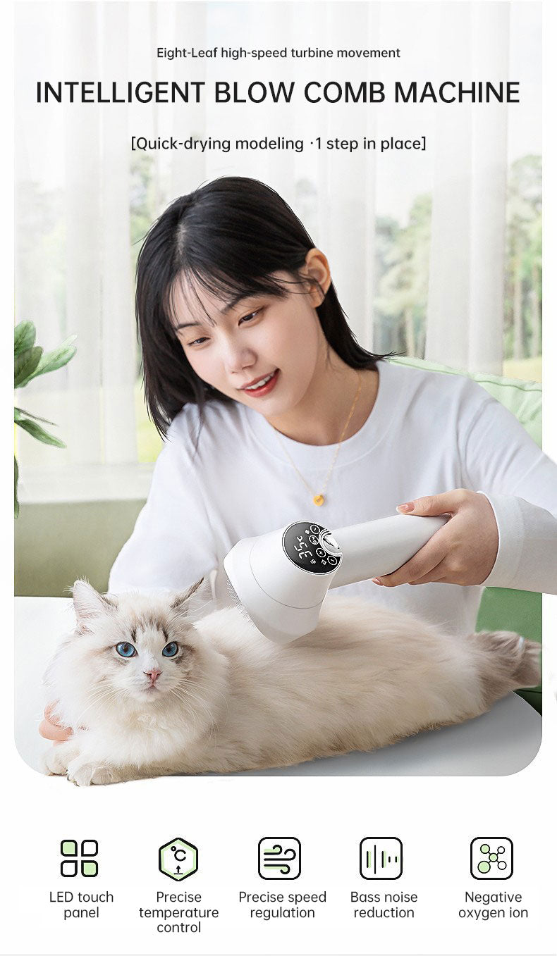 Smart Pet Hair Dryer Dog Golden Retriever