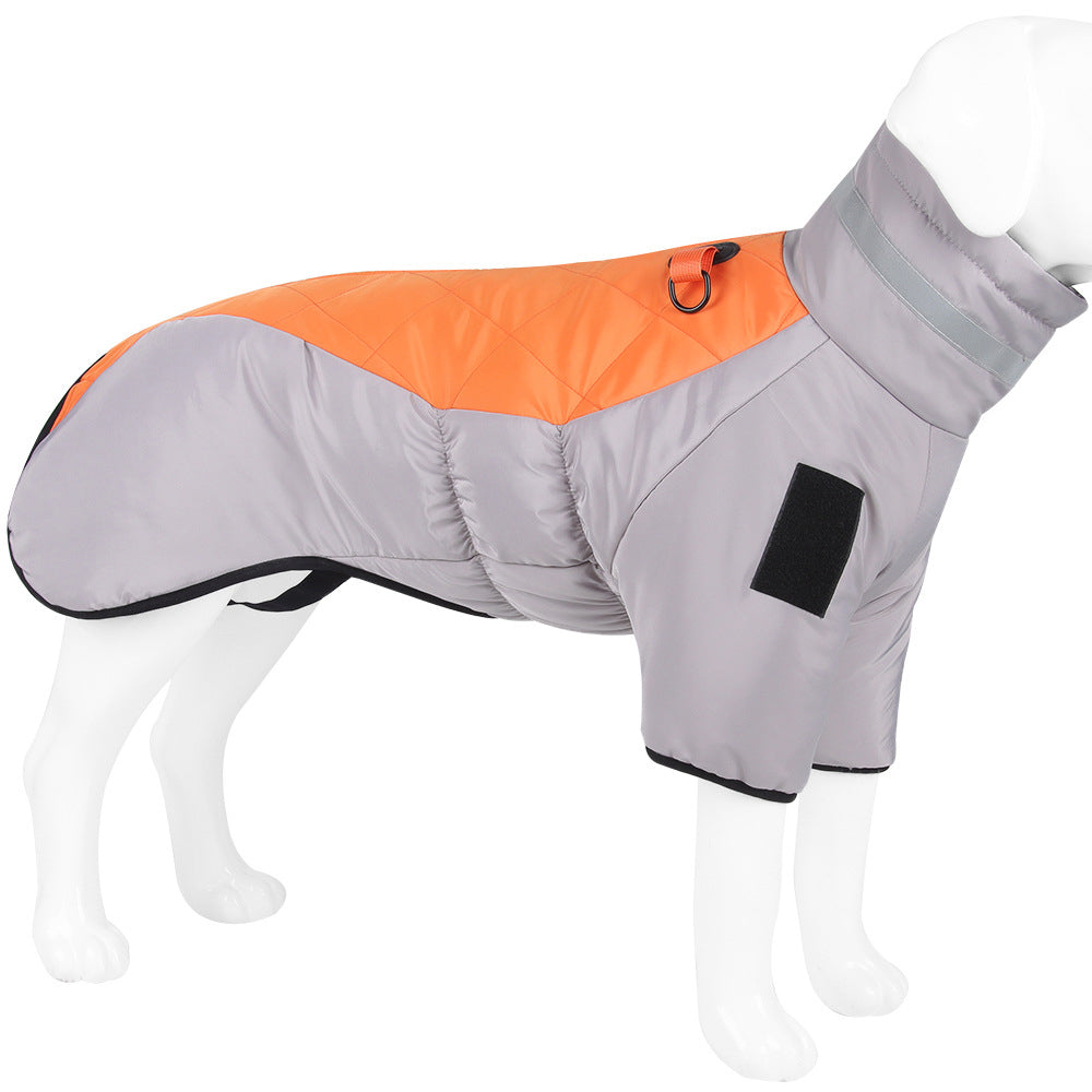Thickened Large Dog Clothes Reflective Warm Pet Cotton Padded Clothes Pet Clothes