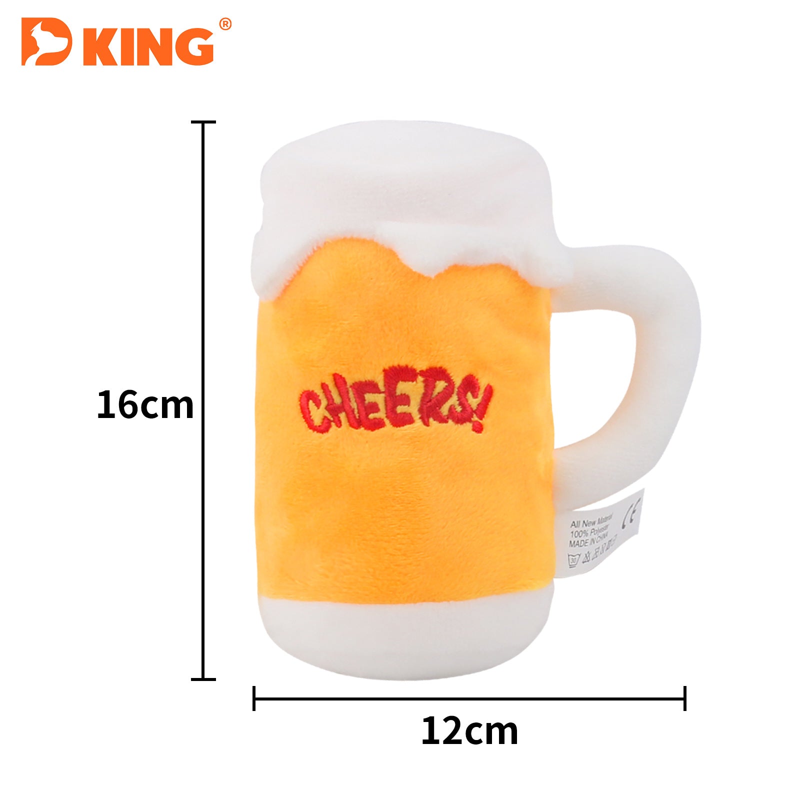 Squeaking Dog Toy Beer Bottle Beer Cup