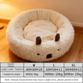 Winter Warm Half-Enclosed Dog Bed
