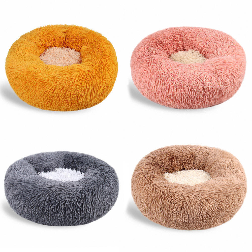 Round Plush Pet Bed