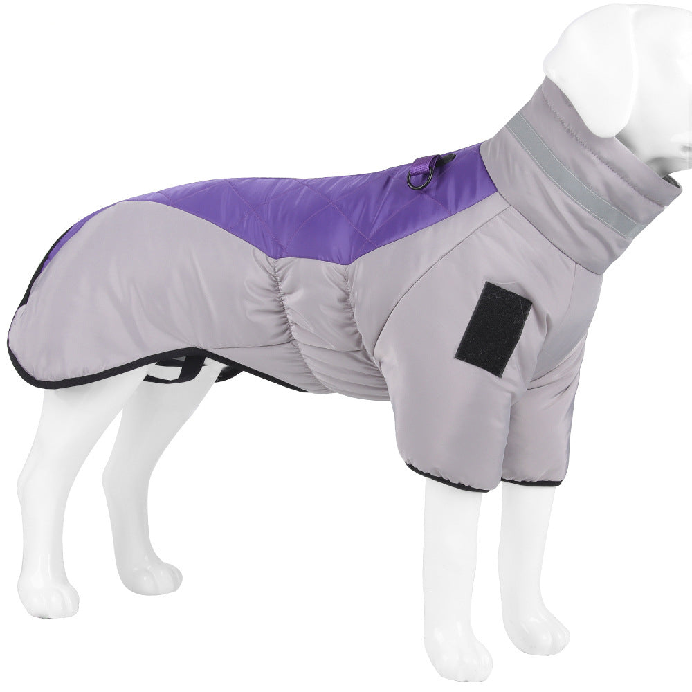 Thickened Large Dog Clothes Reflective Warm Pet Cotton Padded Clothes Pet Clothes