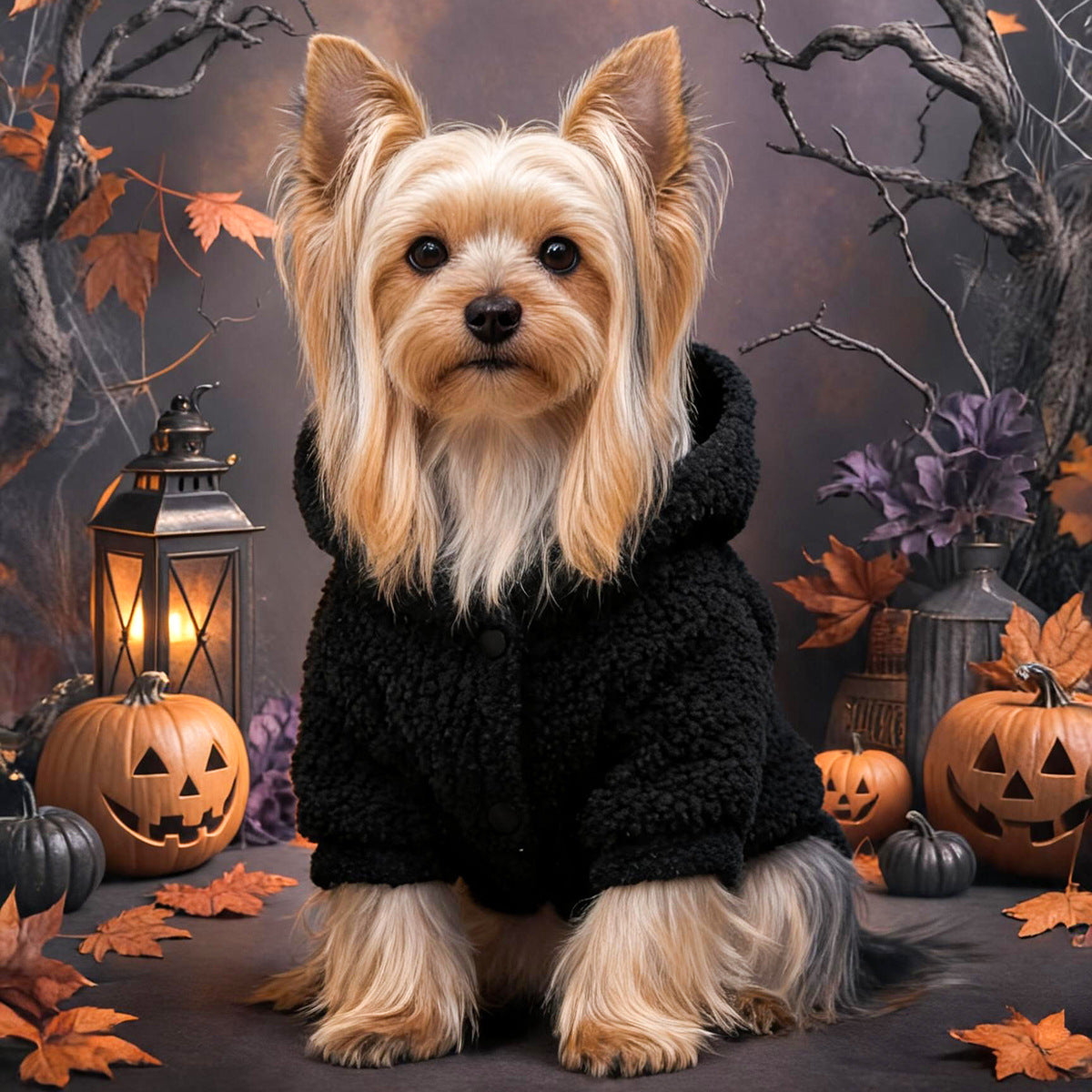 Halloween Funny Ghost Hoodie for Pets