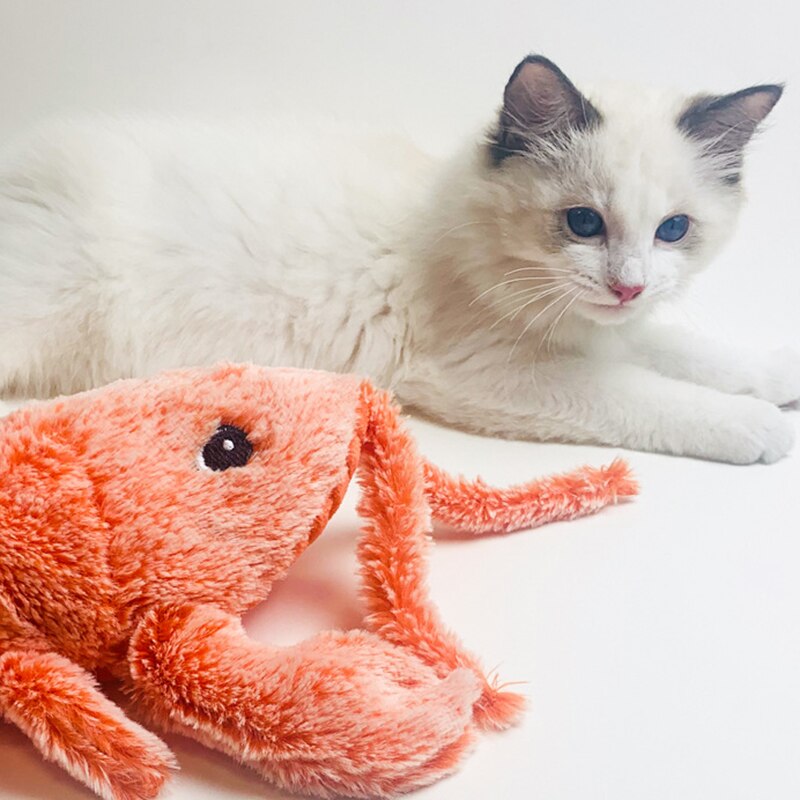 USB Pet Cat Toys  Floppy Lobster
