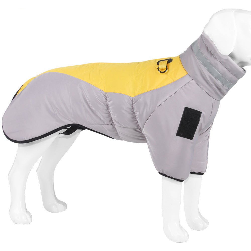 Thickened Large Dog Clothes Reflective Warm Pet Cotton Padded Clothes Pet Clothes
