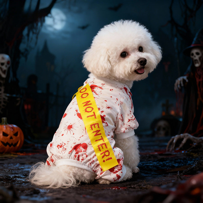 Halloween Bloody Seal Four-Legged Dress