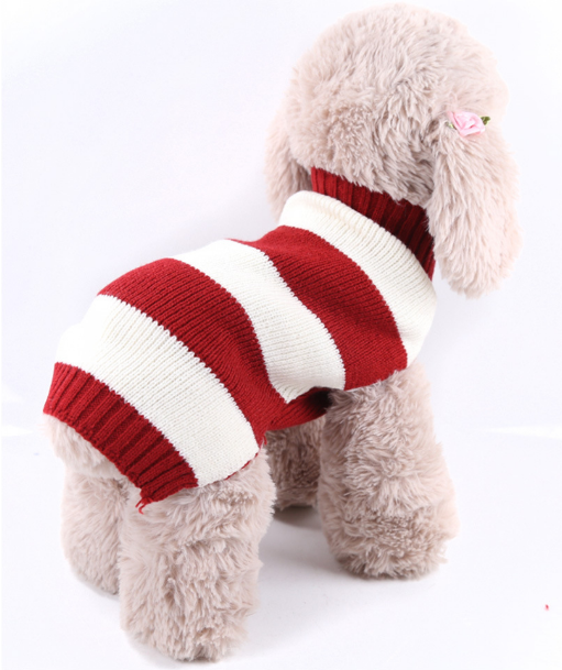 Wool Dog Sweater Simple Twisted Rope Elasticity Knitting Sweater