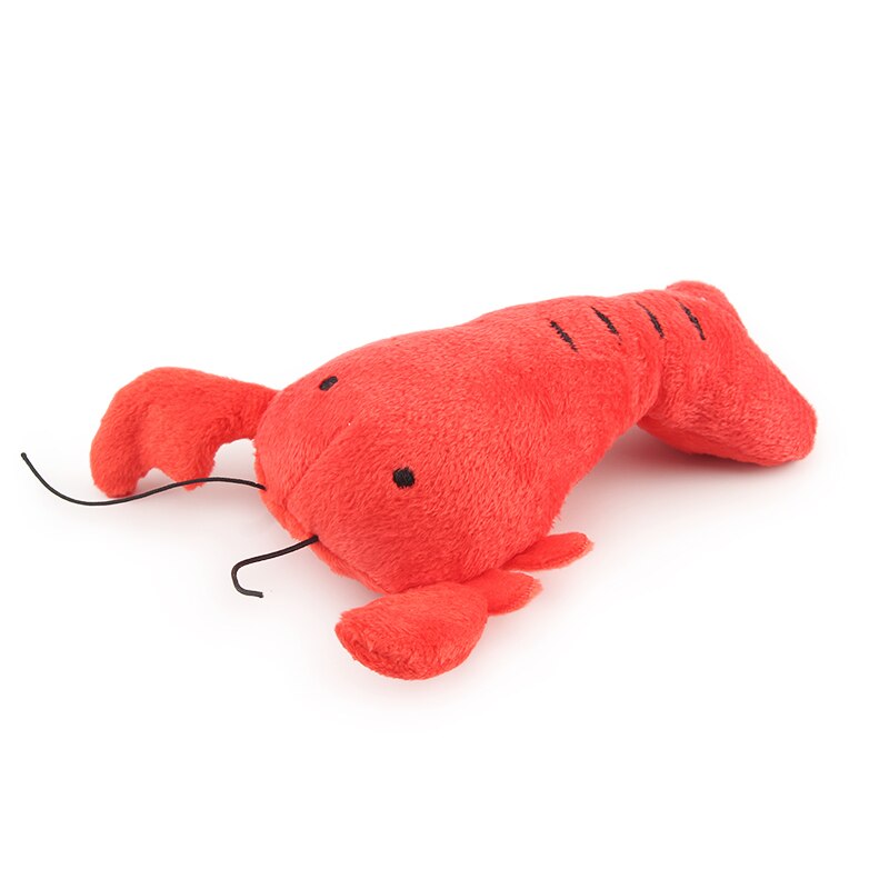 2PCS Lobster Squeaky Cartoon Crab Puppy Pet Toy