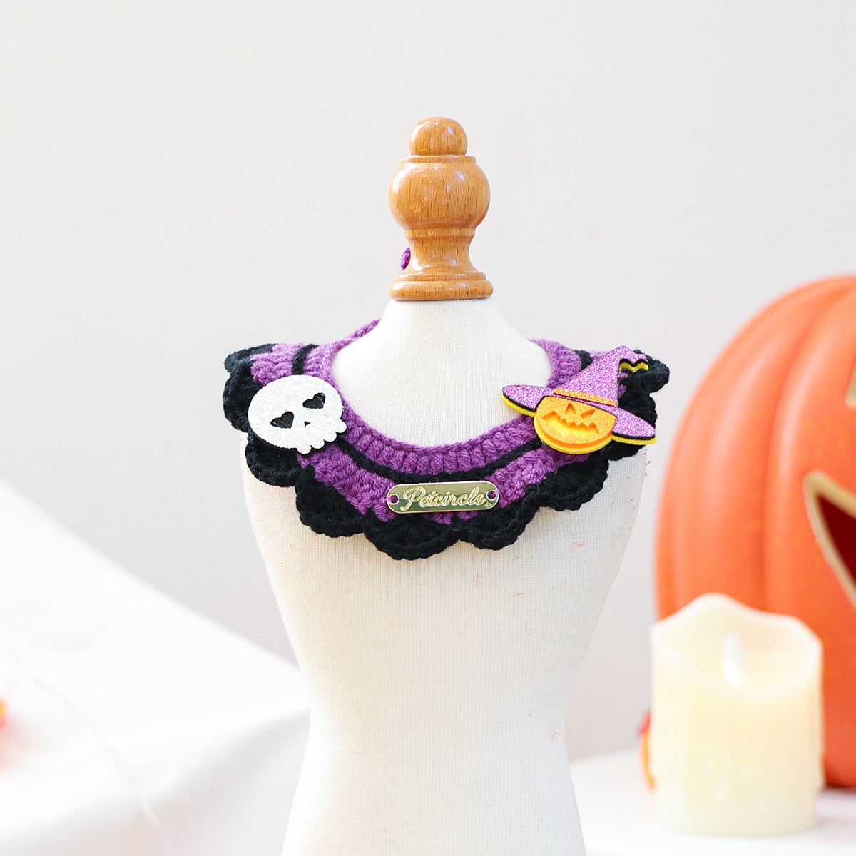 Pet Cat Dog Bandana with Halloween