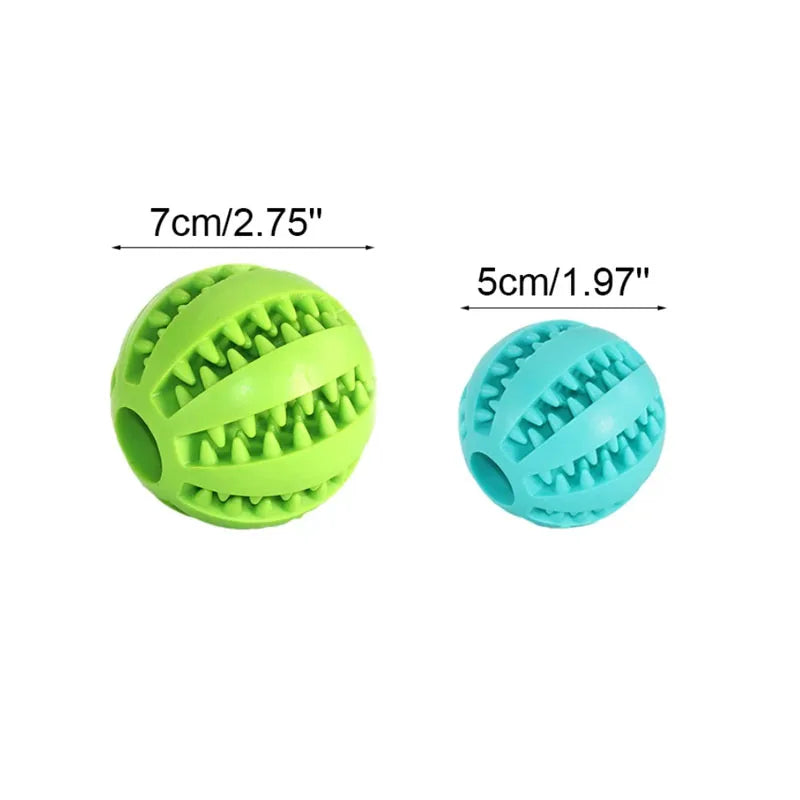 Interactive Rubber Balls Puppy Chewing Toys Pet Tooth Cleaning Ball