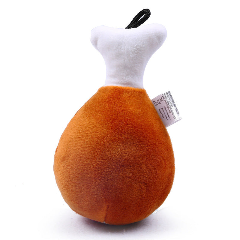 Big Chicken Leg Toy Bite-Resistant Sound