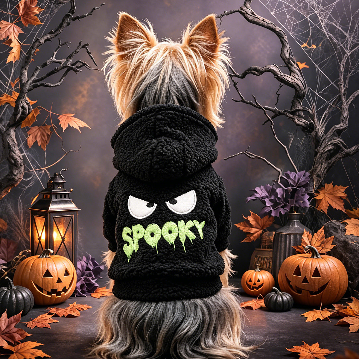 Halloween Funny Ghost Hoodie for Pets