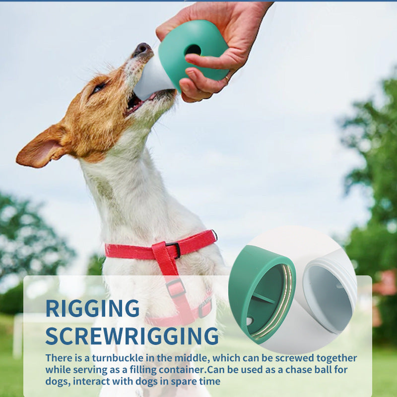 Dog Toy Food Leaker Molar Educational Dog Ball