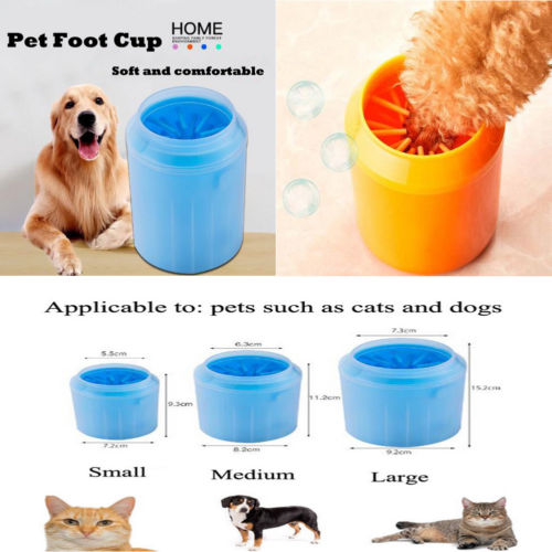 Portable Pet Paw Plunger Mud Cleaner Washer