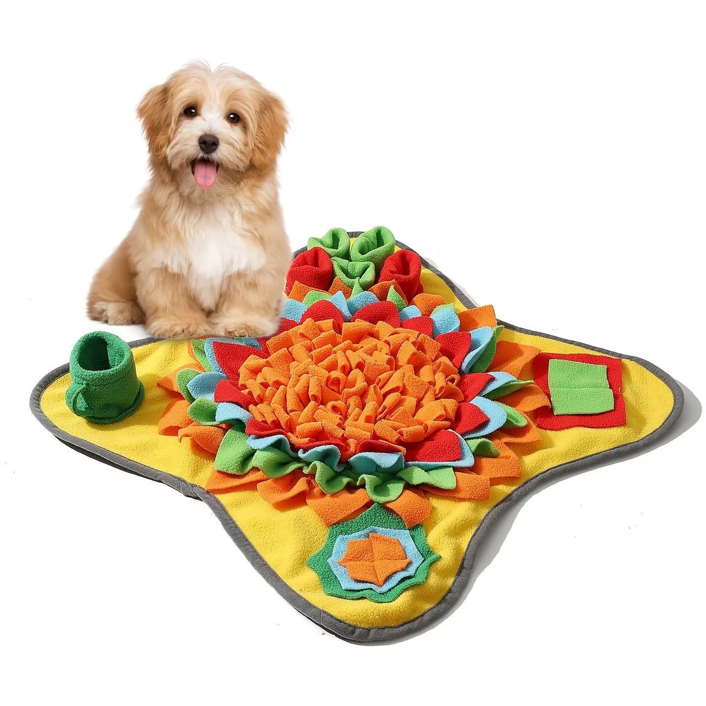 Pet Snuffle Mat for Dogs, Interactive Feed Puzzle