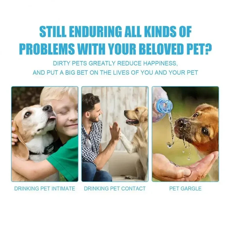 Pet Toothpaste for Dogs & Cats, Edible Oral Care, Fresh Breath,