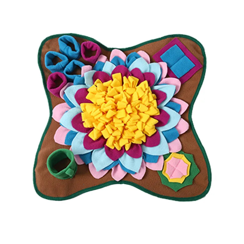Pet Snuffle Mat for Dogs, Interactive Feed Puzzle