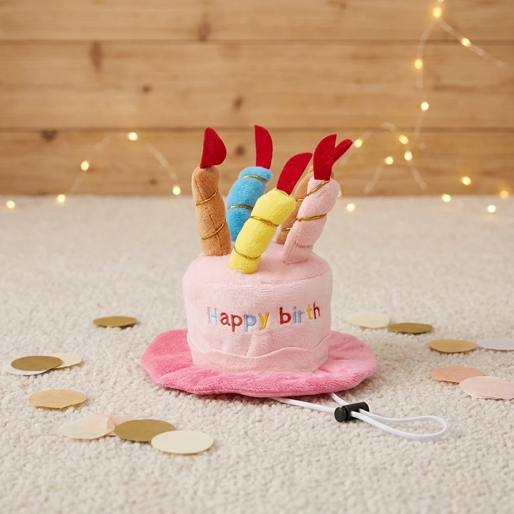 Pet Birthday Party Hat Toy Set