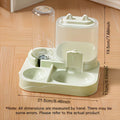 2-in-1 Large Pet Feeder & Water Dispenser