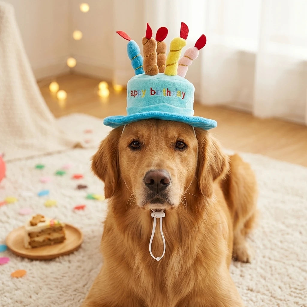 Pet Birthday Party Hat Toy Set