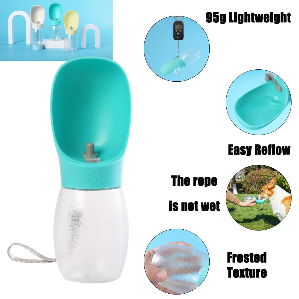 Dogs Cats Hiking Portable Cat Feeder Golden Retriever Supplies.