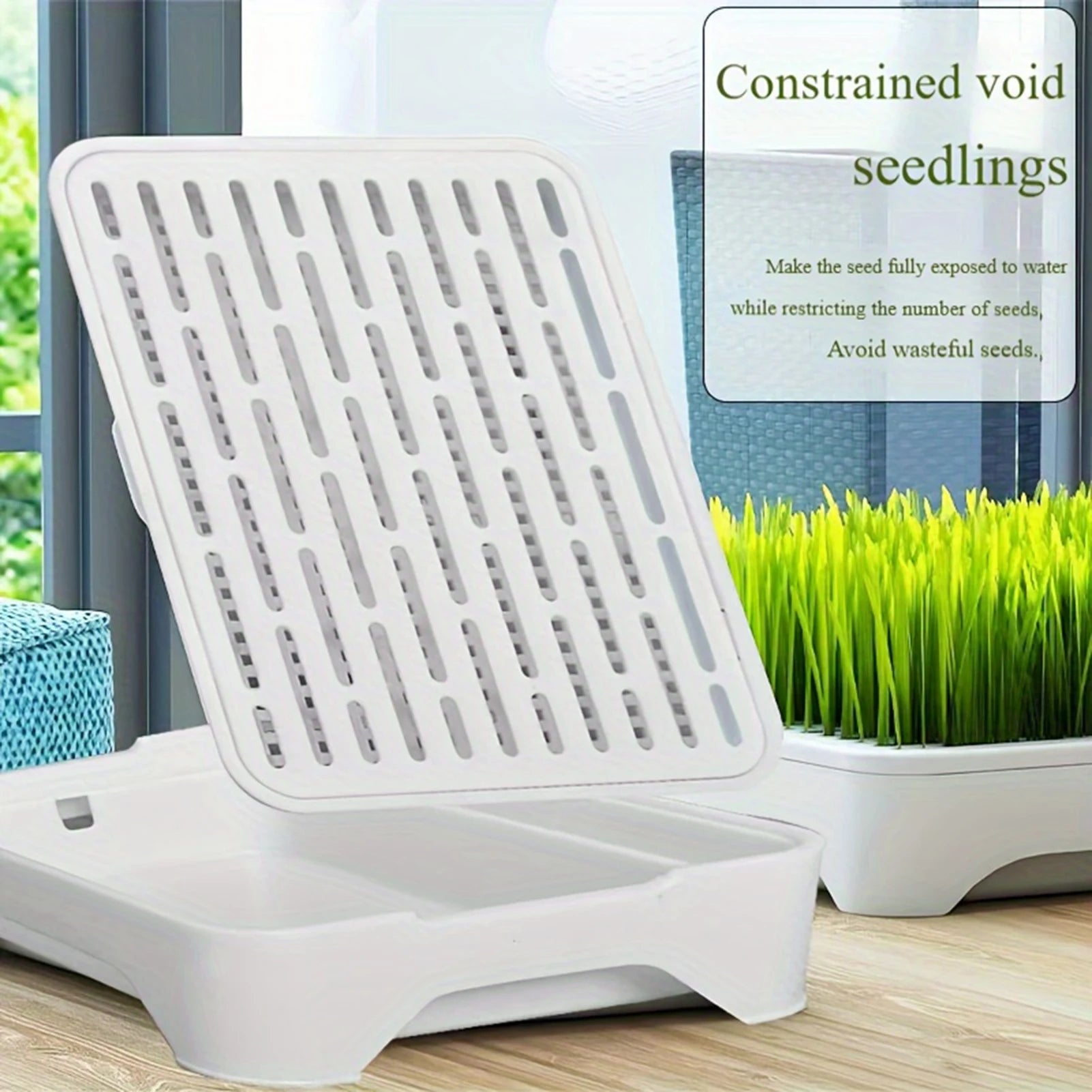 Wheat Seedling Pot Kitten Grass Hydroponic Device Horticultural Planting Pot