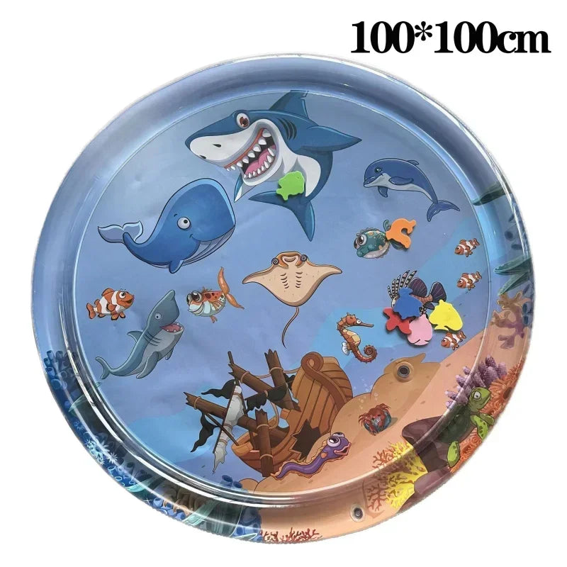 Water Sensory Play Mat for Cats and Dogs Summer Indoor Activity