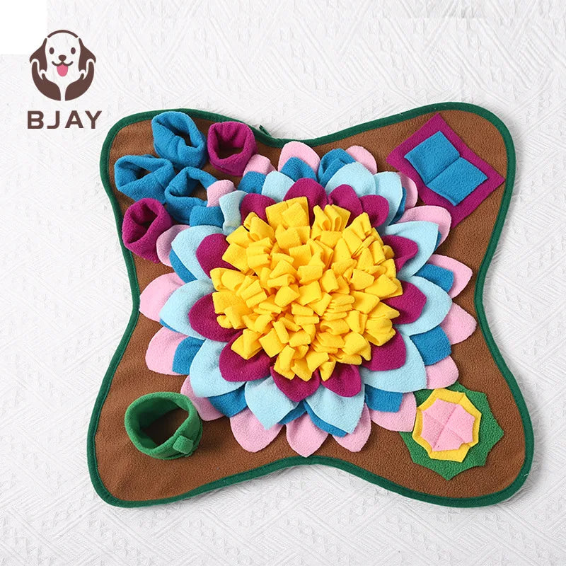 Pet Snuffle Mat for Dogs, Interactive Feed Puzzle
